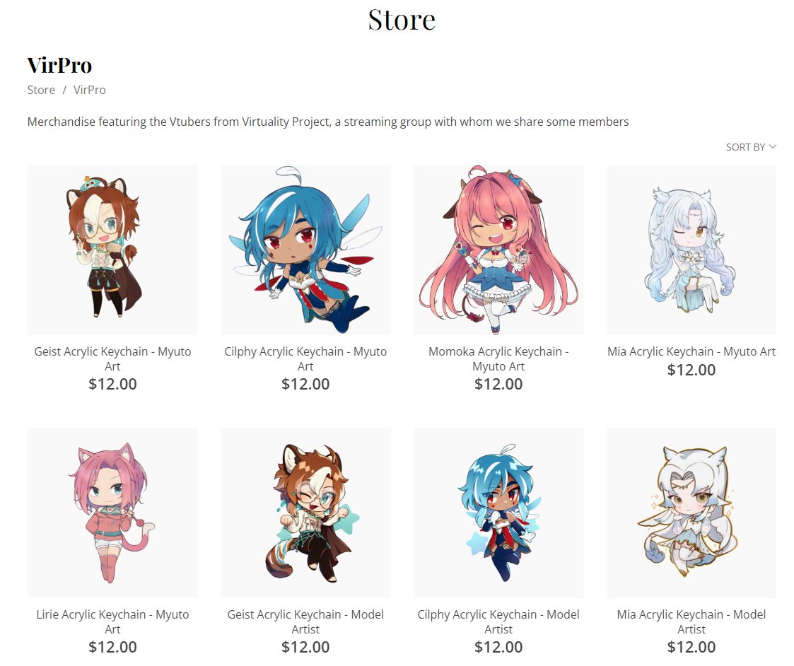 virtuality_pro's tweet image. Guess what- VirPro merch is here! You can now get keychains of VirPro Vtubers on the Studio Élan store 💖 There's also an acrylic standee of Momoka!

🩵 Check it out here: vnstudioelan.com/store/VirPro-c…