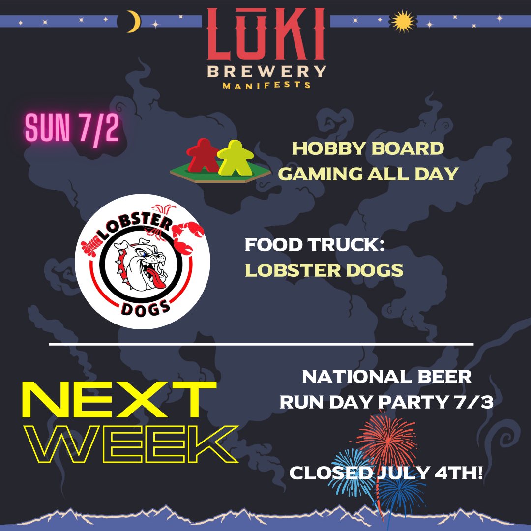 Last week of June and finally summer weather!  Although I'm sure we'll all complain about the temps soon enough.  Cold beer and popular food trucks this week, with a new release on Friday... the start of our single-hop IPA rotator series. #arvada #stateofcraftbeer