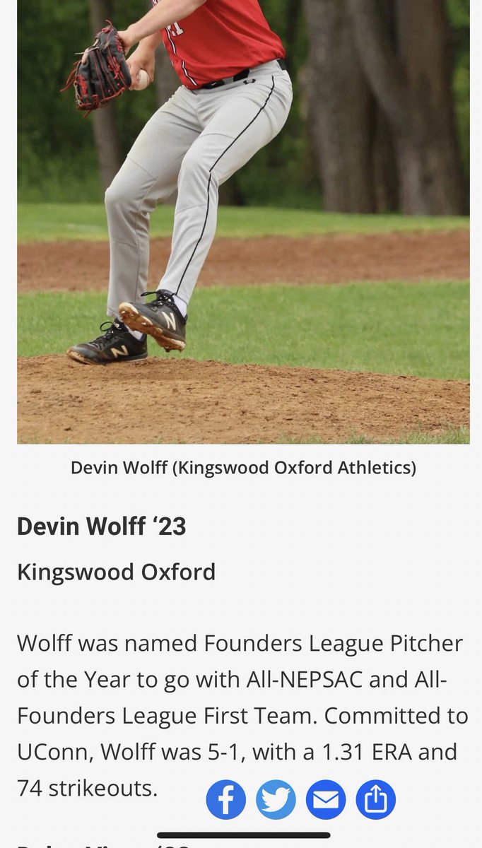 ALL NEBJ FIRST TEAM! 
Thank you New England Baseball Journal and to all of my coaches!
<a href="/WyvernAthletics/">KO Athletics</a> <a href="/CresseySP/">Cressey Sports Performance</a>  <a href="/UConnBSB/">UConn Baseball</a> <a href="/NorthEast_BBall/">NEB</a> <a href="/NEBscottp/">Scott Patterson</a> <a href="/FlatgroundApp/">FLATGROUND Pitching</a>