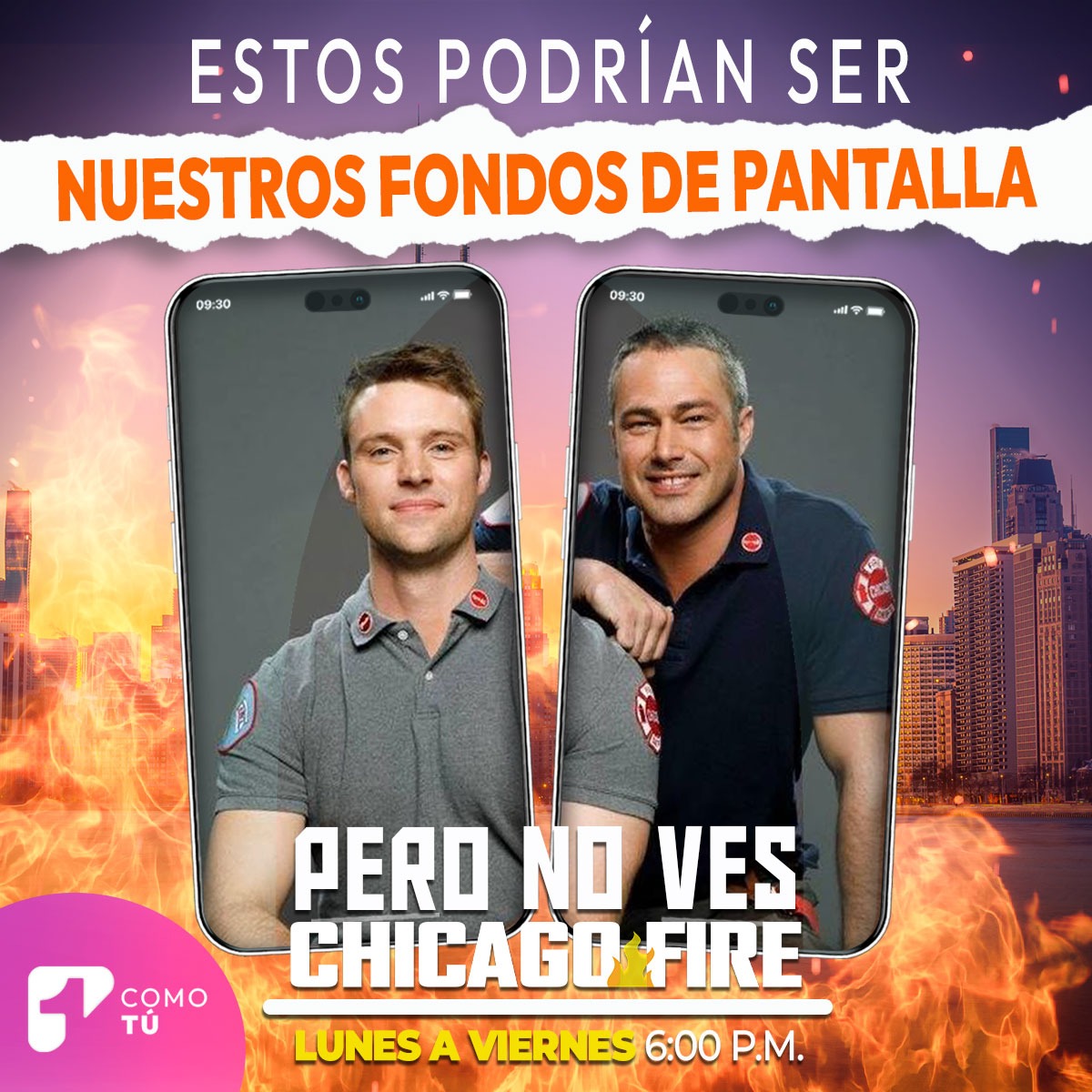 Canal1_Col's tweet photo. Se busca amigo para poner los fondos de pantalla así, envíen sus postulaciones en comentarios.
#ChicagoFire, de lunes a viernes a las 06:00 p.m. en #TeleSeriesDel1. https://t.co/VGEpmLm0nr