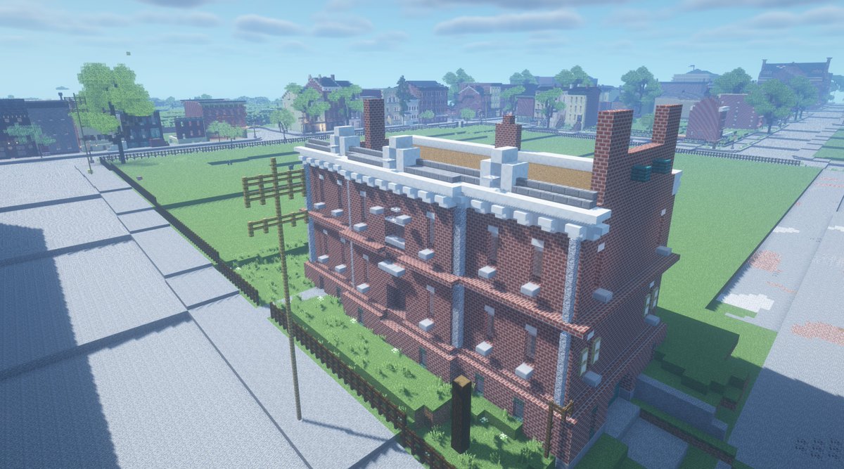 Work in progress on Washington's headquarters!

#Newburgh #NewYork #Minecraft #Minecraftbuilds #HudsonValley #AmericanRevolution #USHistory