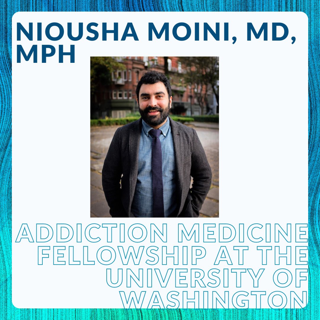 Dr. Moini next stop is @UW's Addiction Medicine Fellowship! He is poised to make a significant impact in the field. 🏥Best of luck on your journey Dr. Moini!