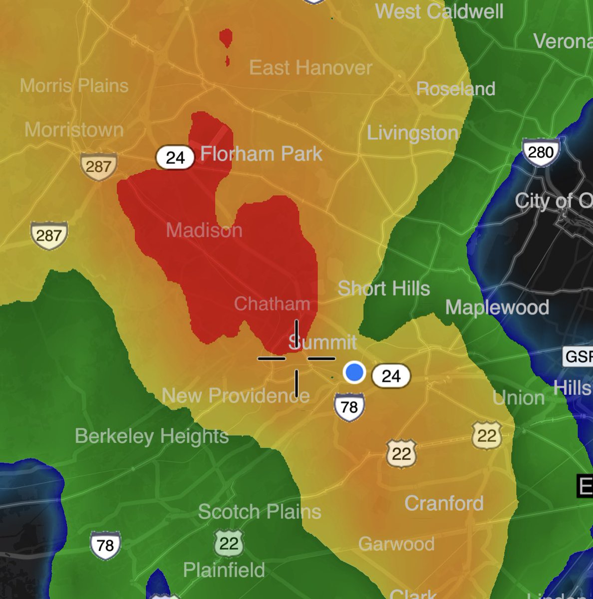 A much needed soaking. We finally got one #NJwx