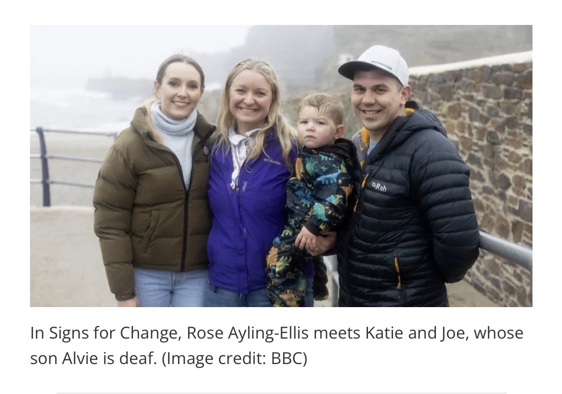 I Won’t lie, cried for about an hour #SignsForChange My beautiful Alvie making a cup of tea for @RoseAylingEllis. Representation matters. I thought I understood that, but I didn’t until my little boy was here. Thank you Rose for showing me that he’s going to be amazing ❤️