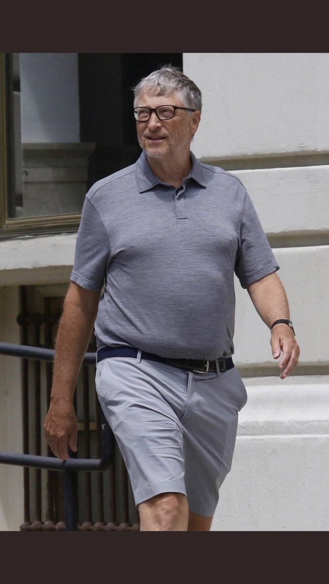 My signature “Walrus” move might not work on Bill Gates. 

This man is THICK.