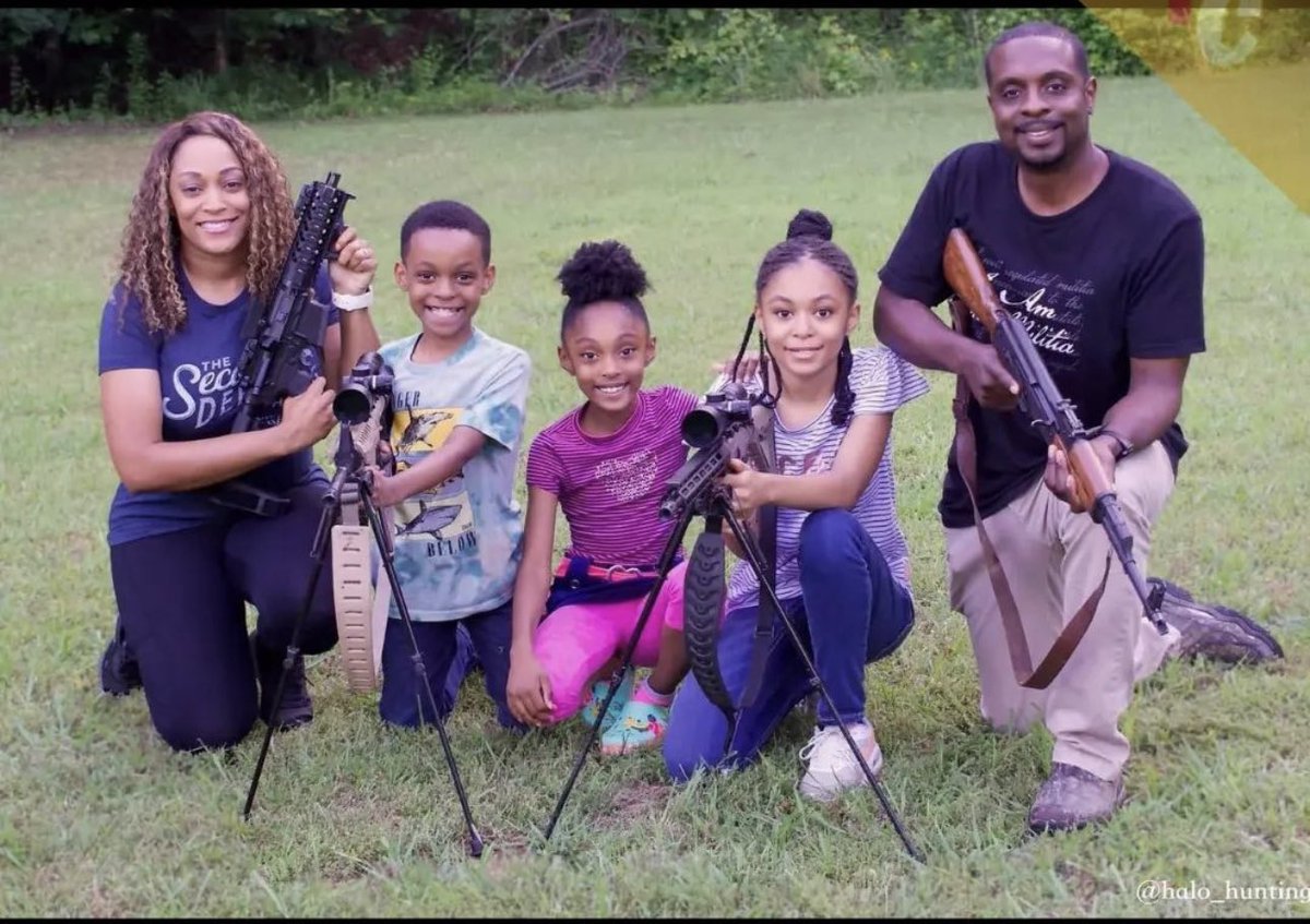 Liberals say only white conservatives want guns. White conservatives, does this photo offend you?