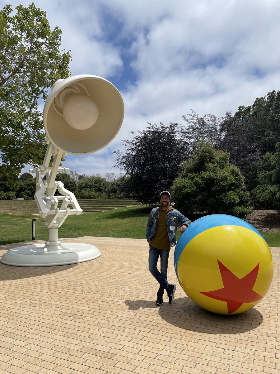 Got to visit @Pixar today. It was a great way to end my stay in the #bayarea! Thank you LP!! 🥰🥰