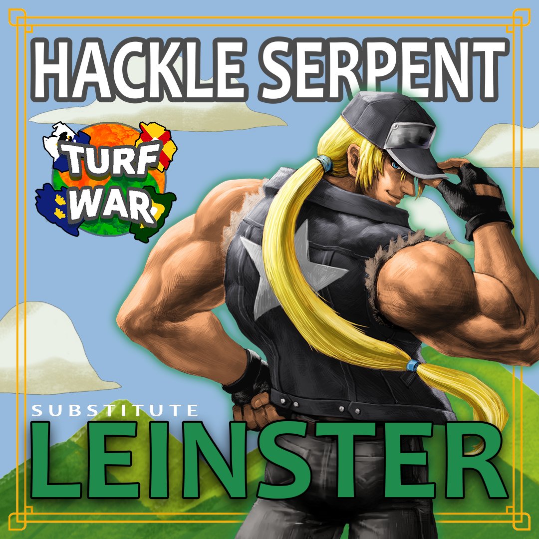 <a href="/James_102/">James_102</a> <a href="/1Oseven/">One O'Seven | Federico Tacchino</a> <a href="/MaikolAN/">Maikol</a> <a href="/NerfKaiZer/">NerfKaiZer</a> @RatherLargeIre INTRODUCING...

Team Leinster's Substitutes! 🇮🇪🔥

⚔️<a href="/Ssamboi_/">Samboi</a>
⚔️<a href="/hackleserpent/">Hackleserpent</a>

#TurfWar