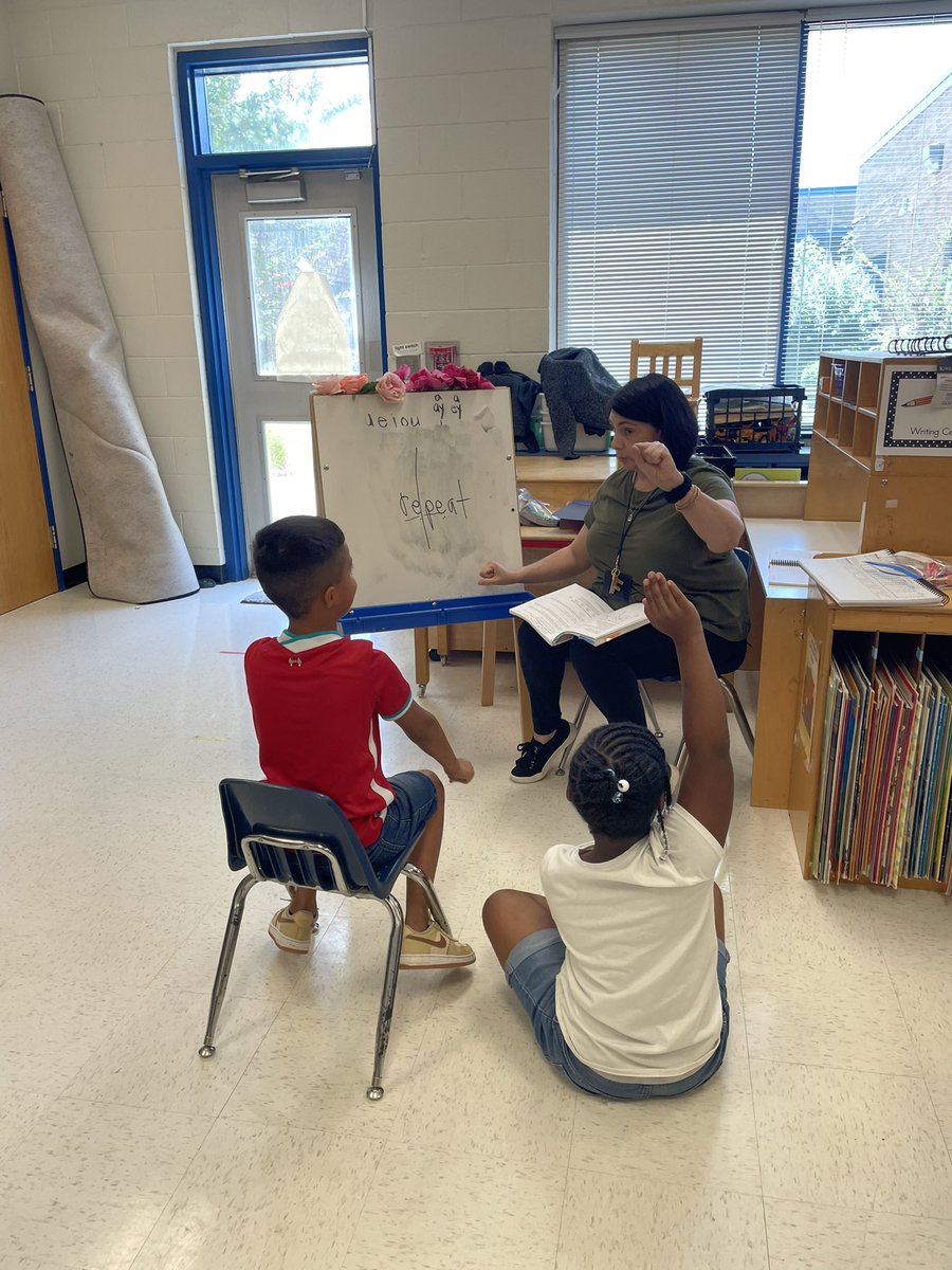 Week 2 of camp started strong with 1st grade small groups with our TAAP tutor and teachers. #EmpowerED #Literacy4U #TeamUCPS @AGHoulihan @SusanRodgersS4 @blaise05 @APJaredGatewood