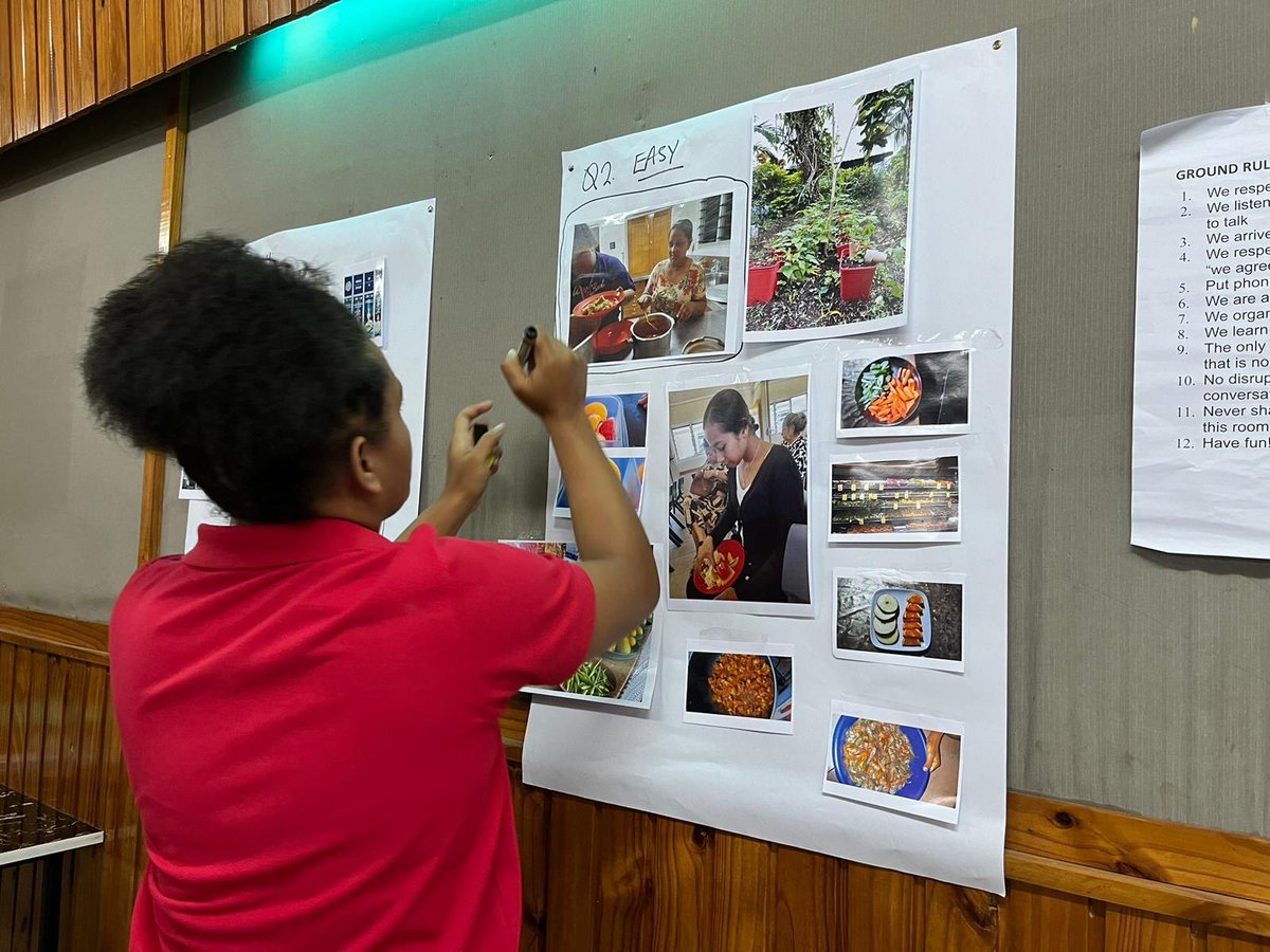 DikodaL's tweet photo. Vinaka vakalevu to our young participants! By joining the Food #PhotoVoice Project, #Fiji teens captured powerful images that could have a lasting impact on the well-being of their communities through healthier lifestyles and outcomes. More to follow! 📷🌟 https://t.co/y3jFixXU1s