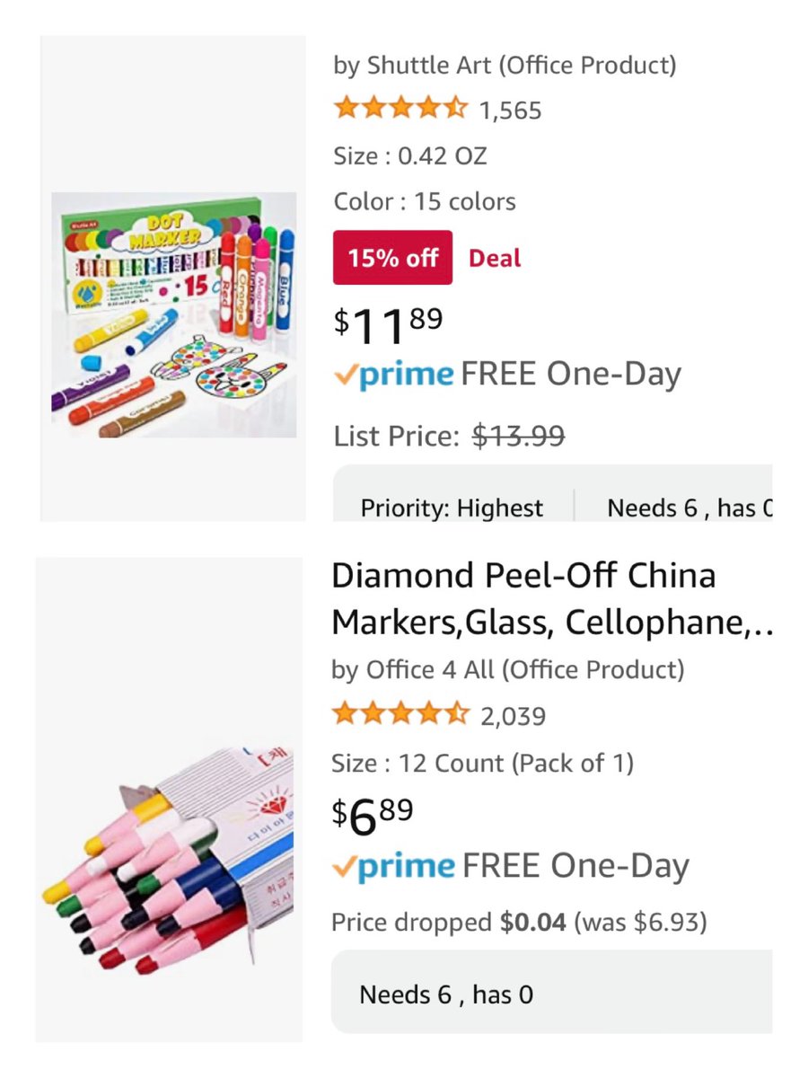 I’m going to try until I get one item cleared. One item is huge! We are a Title I school and I teach art to 500 students. These kids are thankful for everything ❤️ #AmazonWishList #clearthelist #texasteacher #adoptaclassroom #teacher #booklovers @amazon 
amazon.com/hz/wishlist/ls…