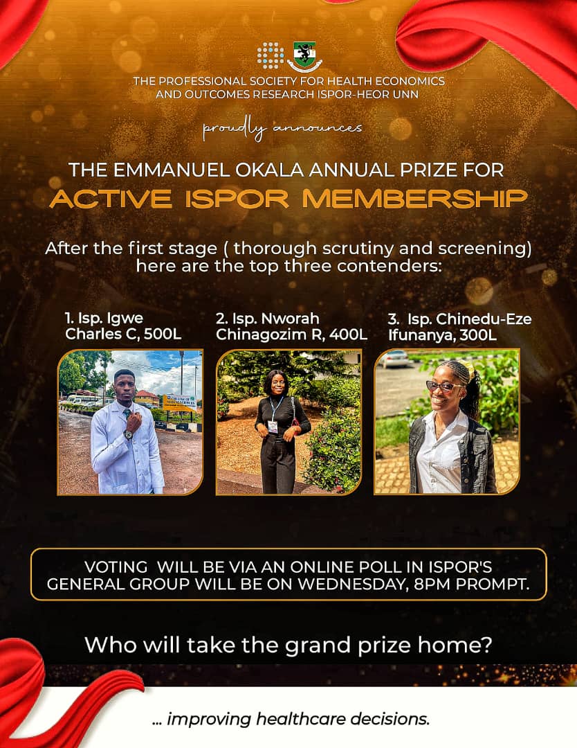 '🏆 Introducing the inaugural Emmanuel Okala prize! 🌟 After careful consideration, we present the top three contenders. Get ready to show your support! Who's got your vote? Let the excitement begin! 🔥 #EmmanuelOkalaPrize #TopContenders #WhoAreYouRootingFor'
#WhosNext