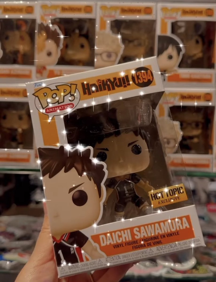 Hot Topic exclusive Daichi is hitting stores!
.
Credit @hottopic_ventura
#Haikyuu #Anime #Daichi #DaichiSawamura #Funko #FunkoPop #FunkoPopVinyl #Pop #PopVinyl #Collectibles #Collectible #DisTrackers