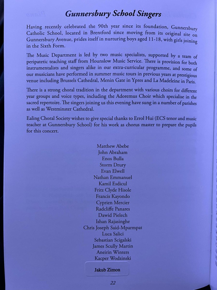GunnersburySch's tweet photo. We're so proud of our Gunnerbsury choir for taking part in this fantastic evening last Saturday at St Barnabas Church! What a night it was! Also thanks to the music department for making this happen! Truly exceptional!
Ad Altiora https://t.co/w9G3xDz6gg
