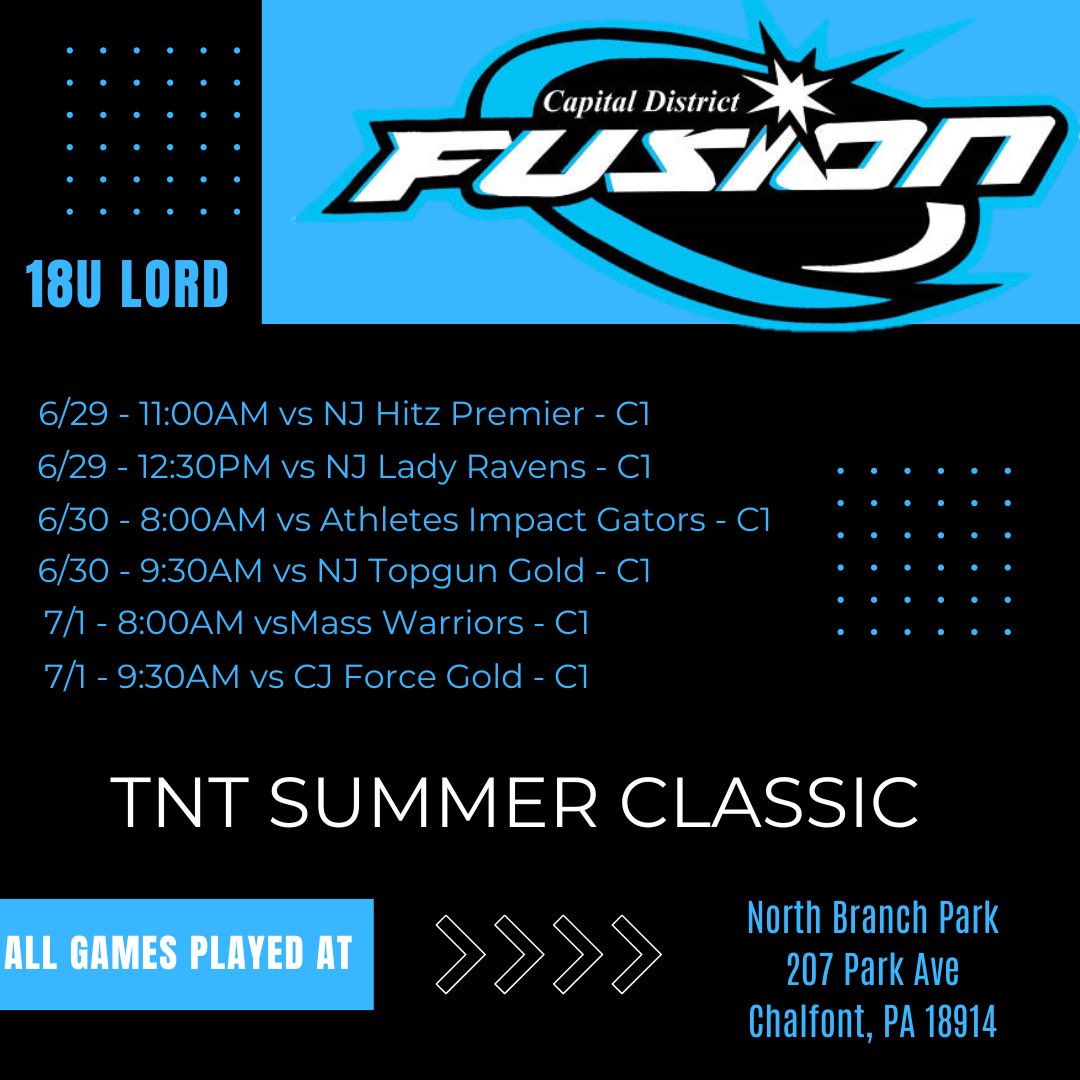 18u- Lord will be at the TNT Showcase starting Thursday!