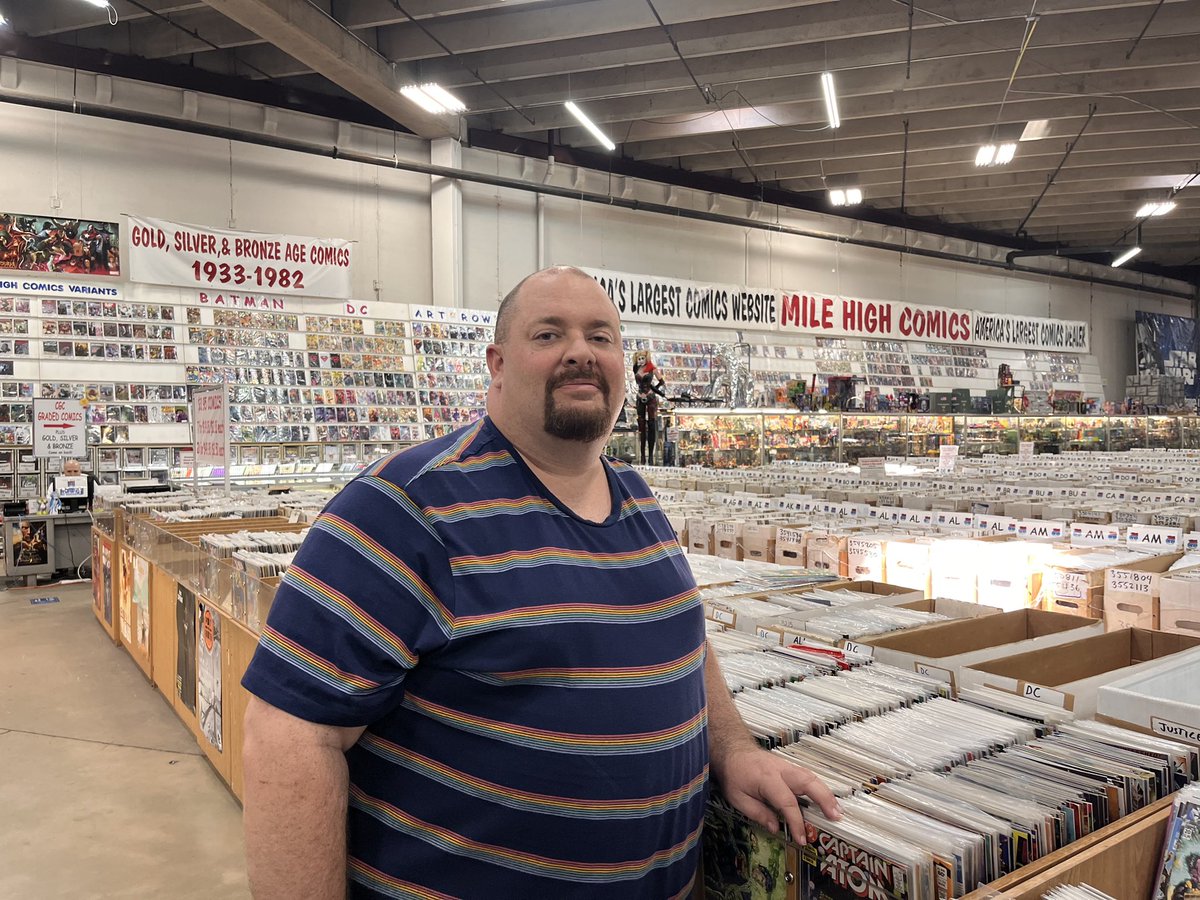 Things to do before I die:
Mike High Comics ☑️

“The boyhood dream has come true!”