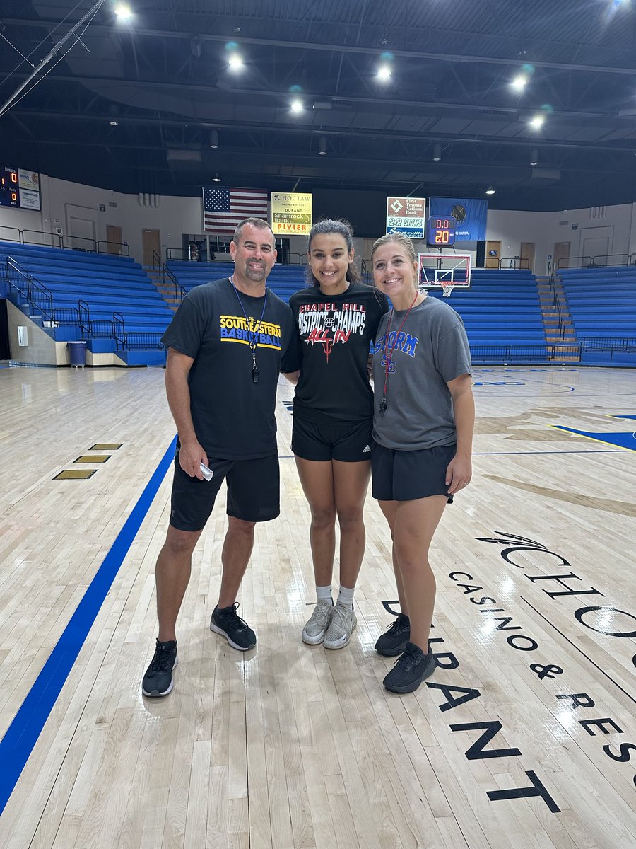I had an amazing camp today at Southeastern Oklahoma University!  Thank you Coach Grover and Assistant Coach Ragsdale for making it great!