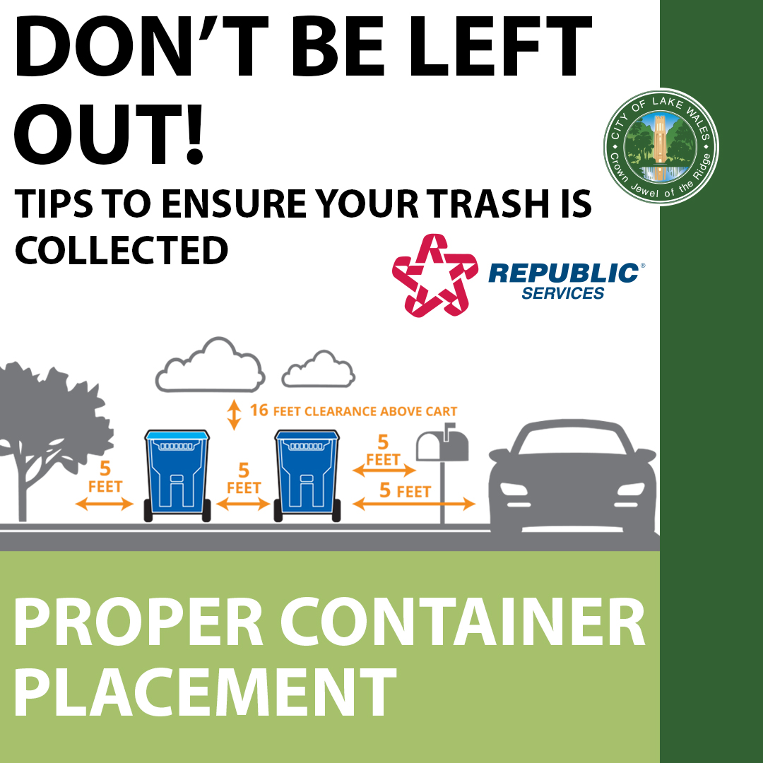 City of Lake Wales on Twitter "Don't be left out. Republic Services