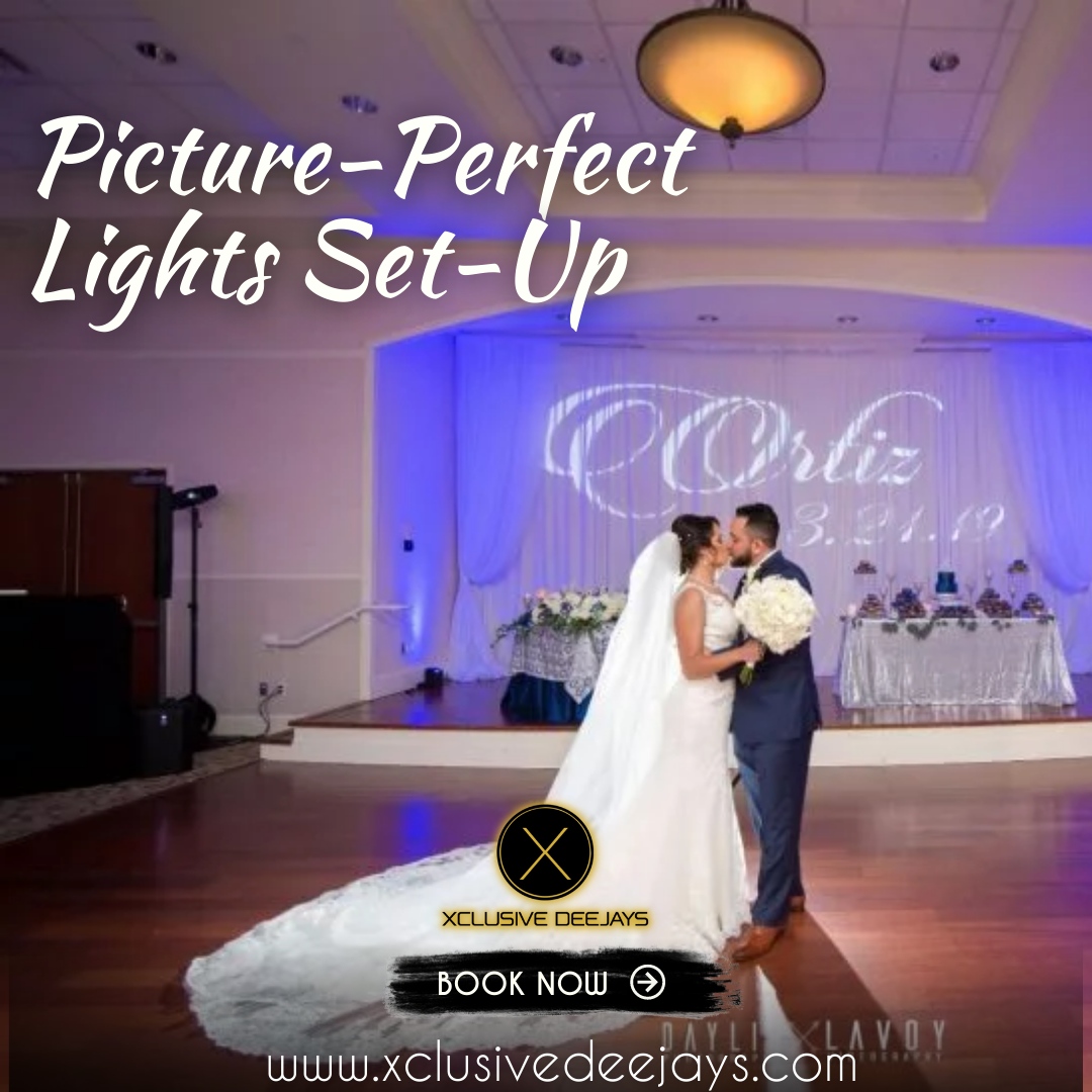📸🌟 Xclusive Deejays' picture-perfect lights set-up will create the perfect ambiance for your event 🎉✨ 

#LightingGoals #AmbianceSetter #PartyVibes 

🌐 xclusivedeejays.com