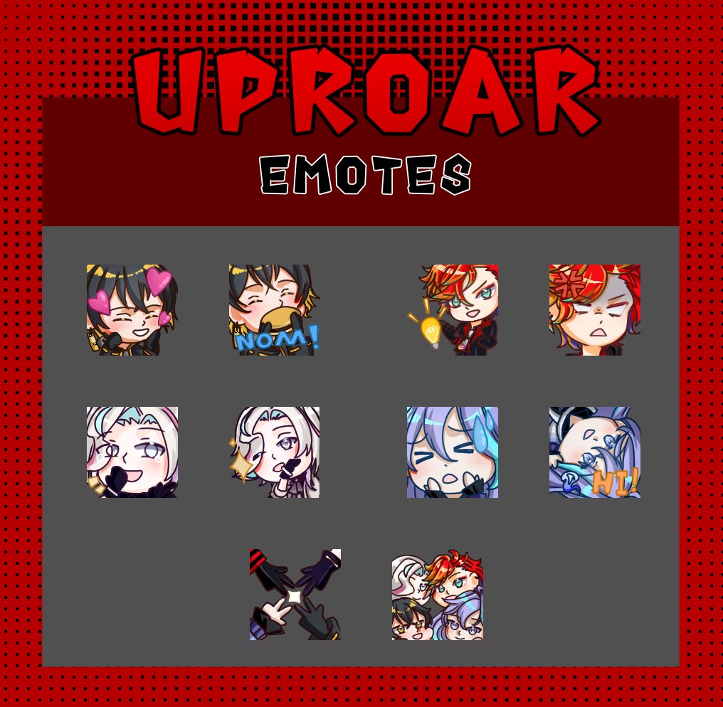 I did the uproar emotes for the #StarlightMemoriesZine ! check it out! everyone involved did a wonderful job!