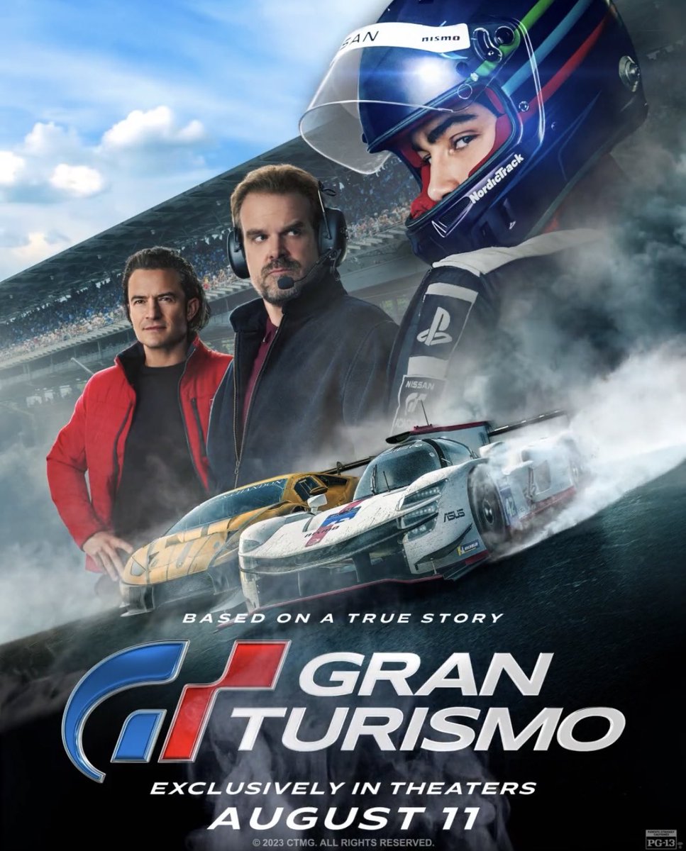 New poster for 'GRAN TURISMO'.