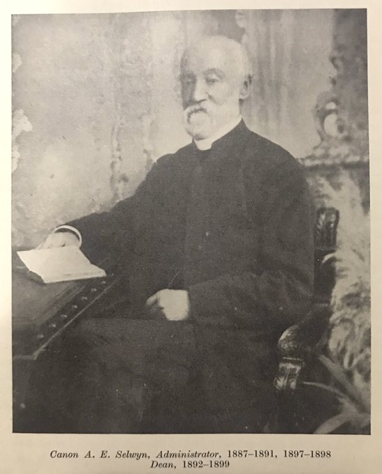 AustAnglican's tweet photo. 27 June 1899: death of the Very Rev. Arthur Edward Selwyn, aged 76. Cousin of G A Selwyn. Served at Grafton 1853-1867. Served @newycathedral 1867-1899 | Canon 1871, Vicar-General and Administrator 1887, first Dean from 1892. #anglican #124years Biography: https://t.co/BBv0Umeg24 https://t.co/QKPUoXWKXD
