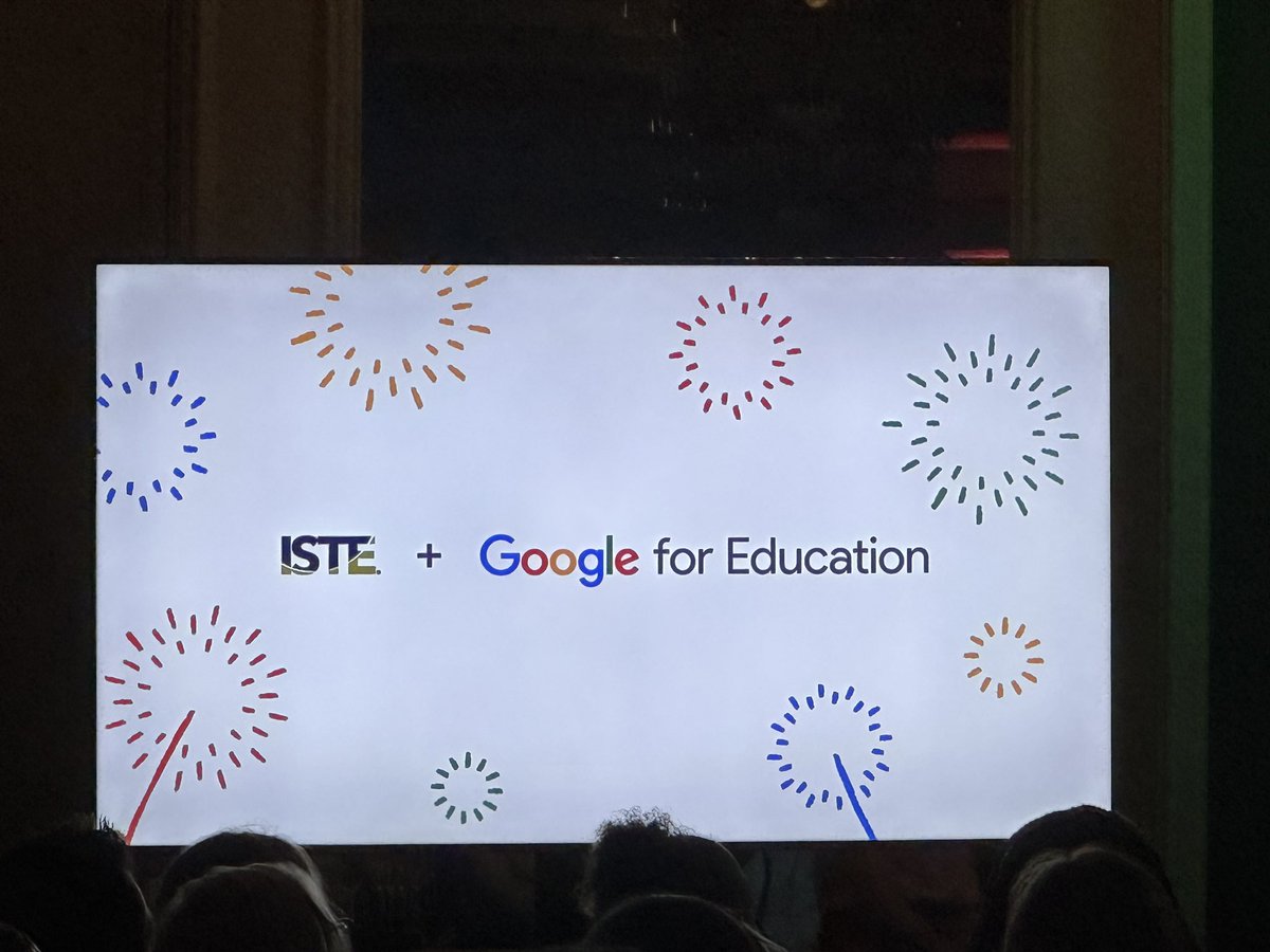 What?! ISTE + @GoogleForEdu #ISTELive giving a certification badge!