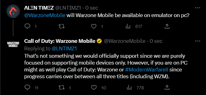 Warzone Mobile Leaks tweet media