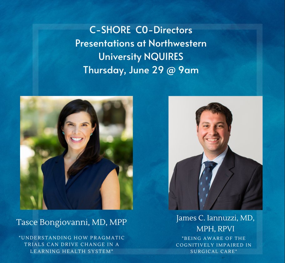 Join 🩺Drs <a href="/TasceB/">Tasce Bongiovanni, MD, MPP, MHS</a> &amp; <a href="/James_Iannuzzi/">James C. Iannuzzi</a> this Thursday morning at 9am as they present at <a href="/NQUIRES1/">NQUIRES</a> - ➡️rb.gy/6j9jr  <a href="/UCSFSurgery/">UCSF Surgery</a> <a href="/Jasosamd/">Julie A Sosa, MD</a> @EAJaramilloMD <a href="/kmhsanders/">Katherine Sanders, MD MAS</a>