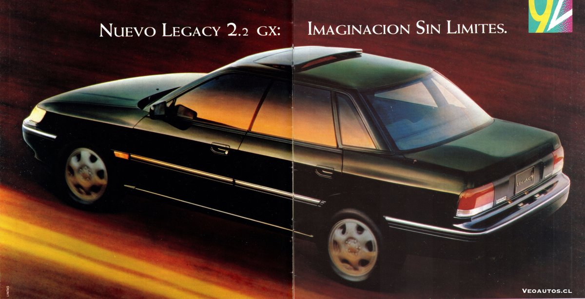 VeoAutos's tweet photo. Subaru Legacy Sedán 2.2L GX 4WD Chile Octubre 1991, año en que se comercializan 181 unidades, precio base época $7.750.000

+ Info link https://t.co/f4DWP7R7ZQ

#subarulegacy #legacygx #legacy2200 #subaru4wd @subaru_es @addict_car @thecarfactoids @RiveraNotario @Subaru_Chile https://t.co/f2xBqzrML5