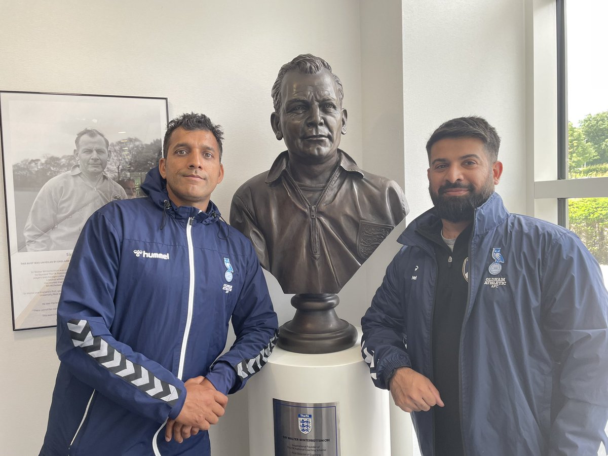 Zahid Patel (@zahidpatel89) on Twitter photo Great to spend time with peers from the FA Club Placement Programme and listening to their journeys over the past season. It was inspiring!
Big thank you to <a href="/EnglandLearning/">England Football Learning</a> <a href="/EnglandFootball/">England Football</a> and more importantly Abdul ‘Butch’ Fazal for creating opportunities
<a href="/OfficialOAFC/">Oldham Athletic</a> Great to spend time with peers from the FA Club Placement Programme and listening to their journeys over the past season. It was inspiring!
Big thank you to <a href="/EnglandLearning/">England Football Learning</a> <a href="/EnglandFootball/">England Football</a> and more importantly Abdul ‘Butch’ Fazal for creating opportunities
<a href="/OfficialOAFC/">Oldham Athletic</a>