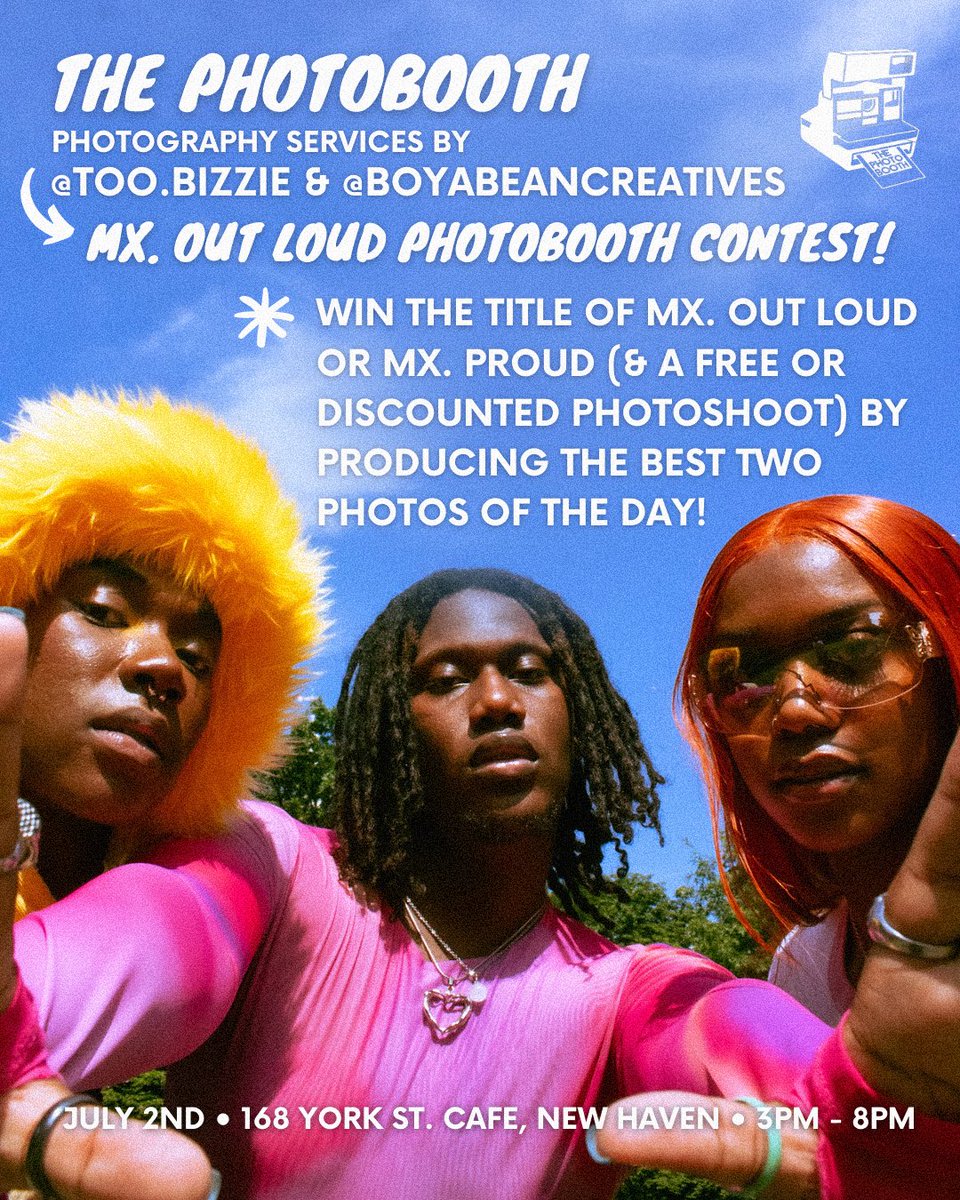 ashyrue's tweet photo. If you’re black or brown, gay &amp; over 21, come to Out Loud on 7/2 in New Haven. https://t.co/I5nhI7eCAF