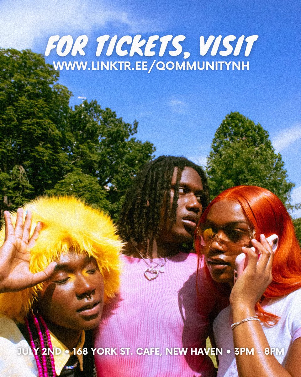 ashyrue's tweet photo. If you’re black or brown, gay &amp; over 21, come to Out Loud on 7/2 in New Haven. https://t.co/I5nhI7eCAF