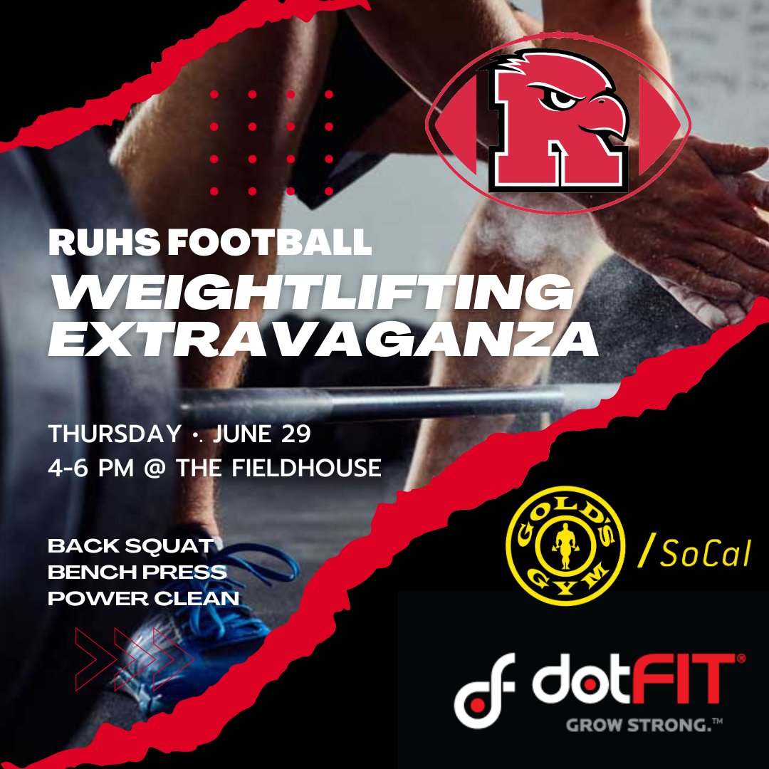 Get ready to watch the Sea Hawks pump some iron! Join us Thursday for this year's Weightlifting Extravaganza, proudly sponsored by Gold's Gym and dotFIT - Online Fitness and Weight Loss Programs ...