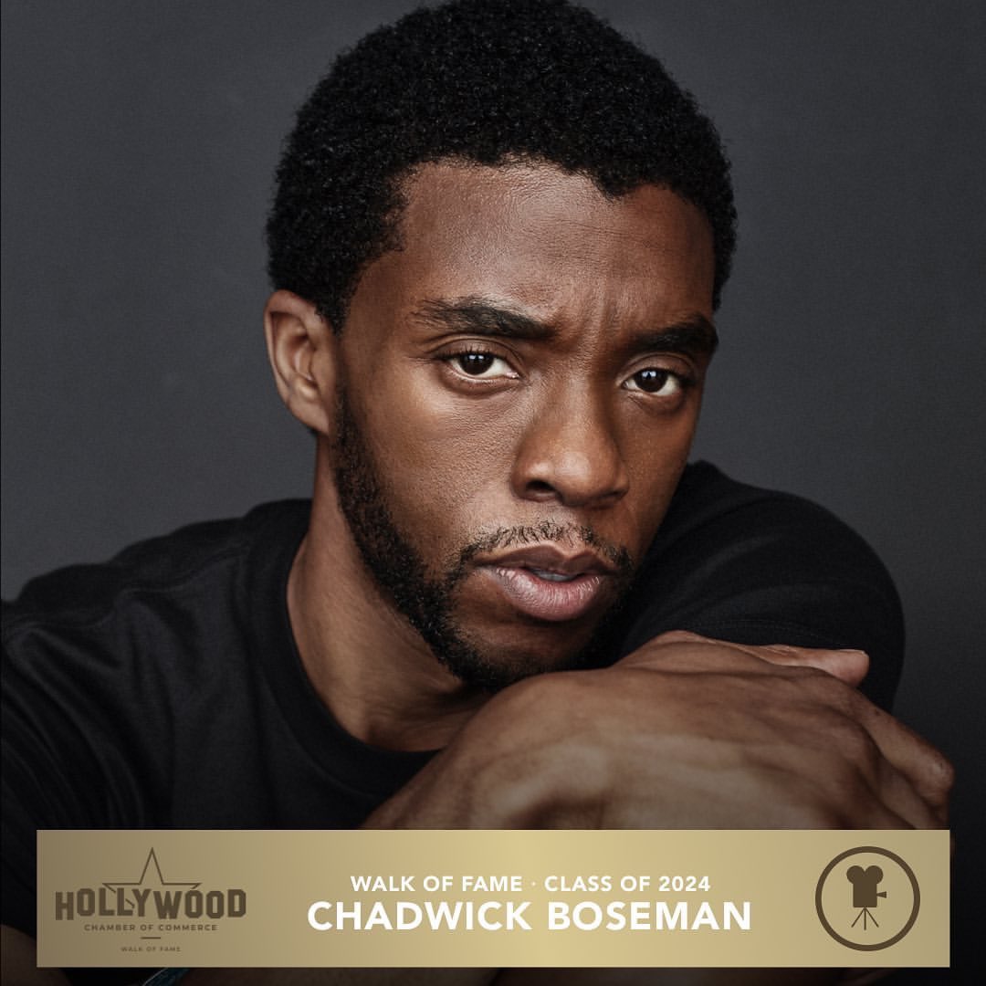 Chadwick Boseman will receive a posthumous star on the Hollywood Walk of Fame next year ⭐️

Joining him are Kevin Feige, Michelle Yeoh, Gal Gadot, Chris Pine, and more