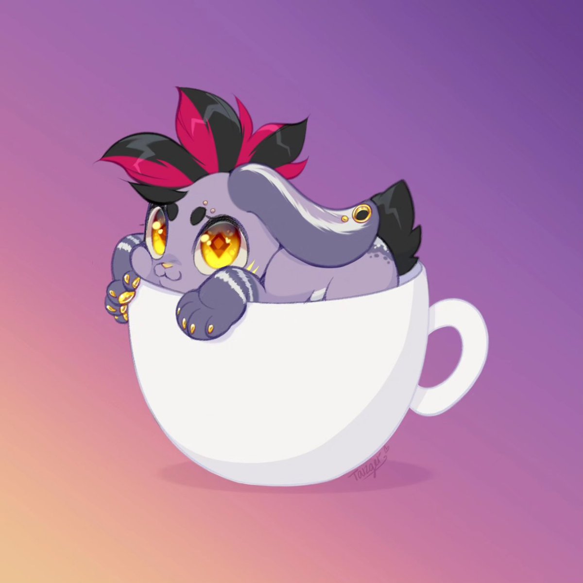taizger's tweet photo. Batch 1 of my In-a-cup YCH! For people on Instagram and some of my own characters. https://t.co/kAnEXFhk1q