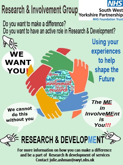 Reducing the stigma of mental illness will encourage people from all the communities to get involved in research projects. This in turn will help us in providing a high quality service that will meet the needs of local communities, and address the issue of health inequalities