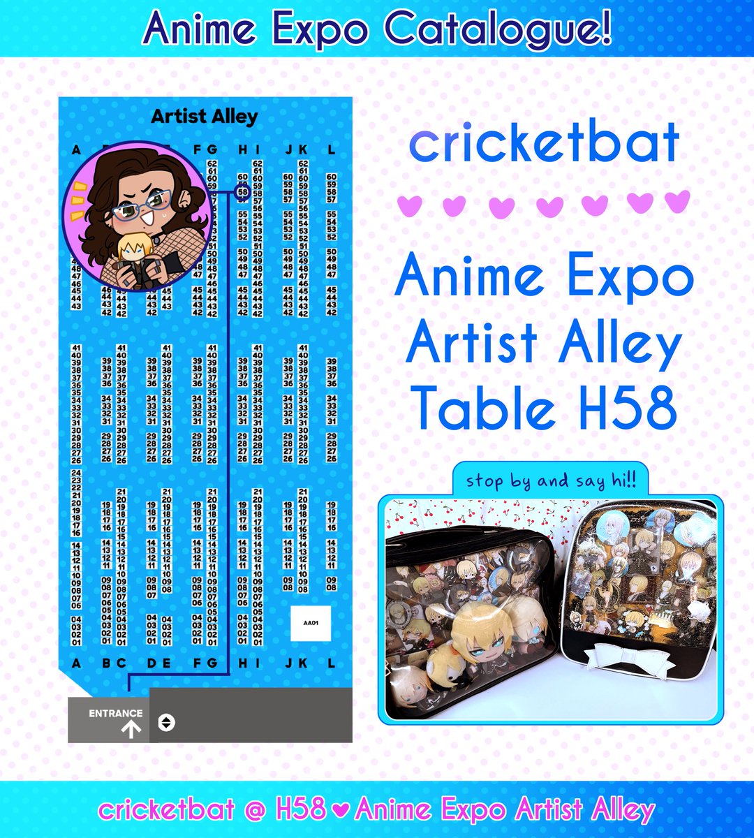 noxxxiousart's tweet photo. IT'S THAT TIME AGAIN?! here's my Anime Expo catalogue for 2023!!

I tried my best to fit all my offerings, but I'm sure there's some stuff I've forgotten. I have a lot of new things &amp; a lot of older things that are v low on stock! (1/2)

#AnimeExpo2023 #AX2023ArtistAlley #AX2023 https://t.co/KYAEnwZoQ9