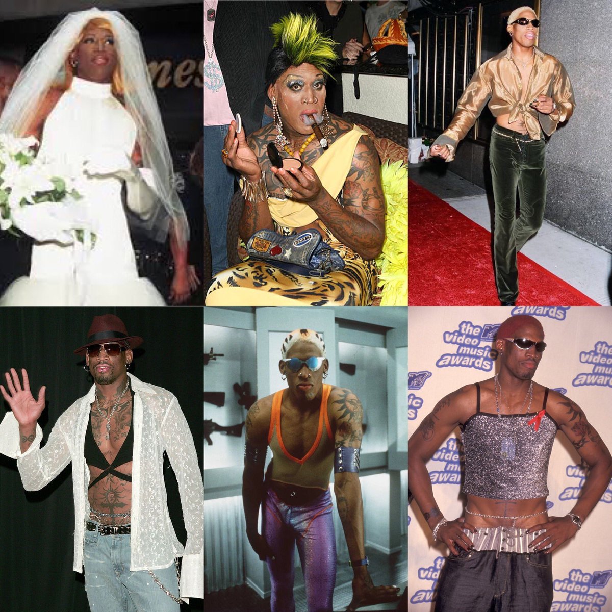 Curated Creative On Twitter We Talking Bout This Dennis Rodman Coz