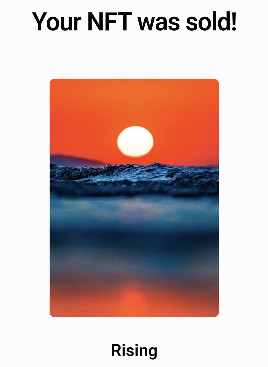 SOLD! 🎉🥳

Thanks so much to @jazurephoto for collecting my 1/1 photo Rising ! 🙏♥️

I really do appreciate your support! 🙌

I will send you the bidders edition Wave of Bokeh later tomorrow! 🍻

Goodnight all ! 💫