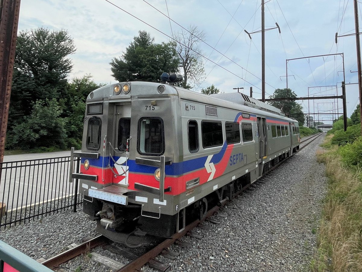 jacorbett7022's tweet photo. #SEPTA #Cynwyd train service is back for anyone not chased away by the repeated disruptions. https://t.co/Xrz8TlErvq