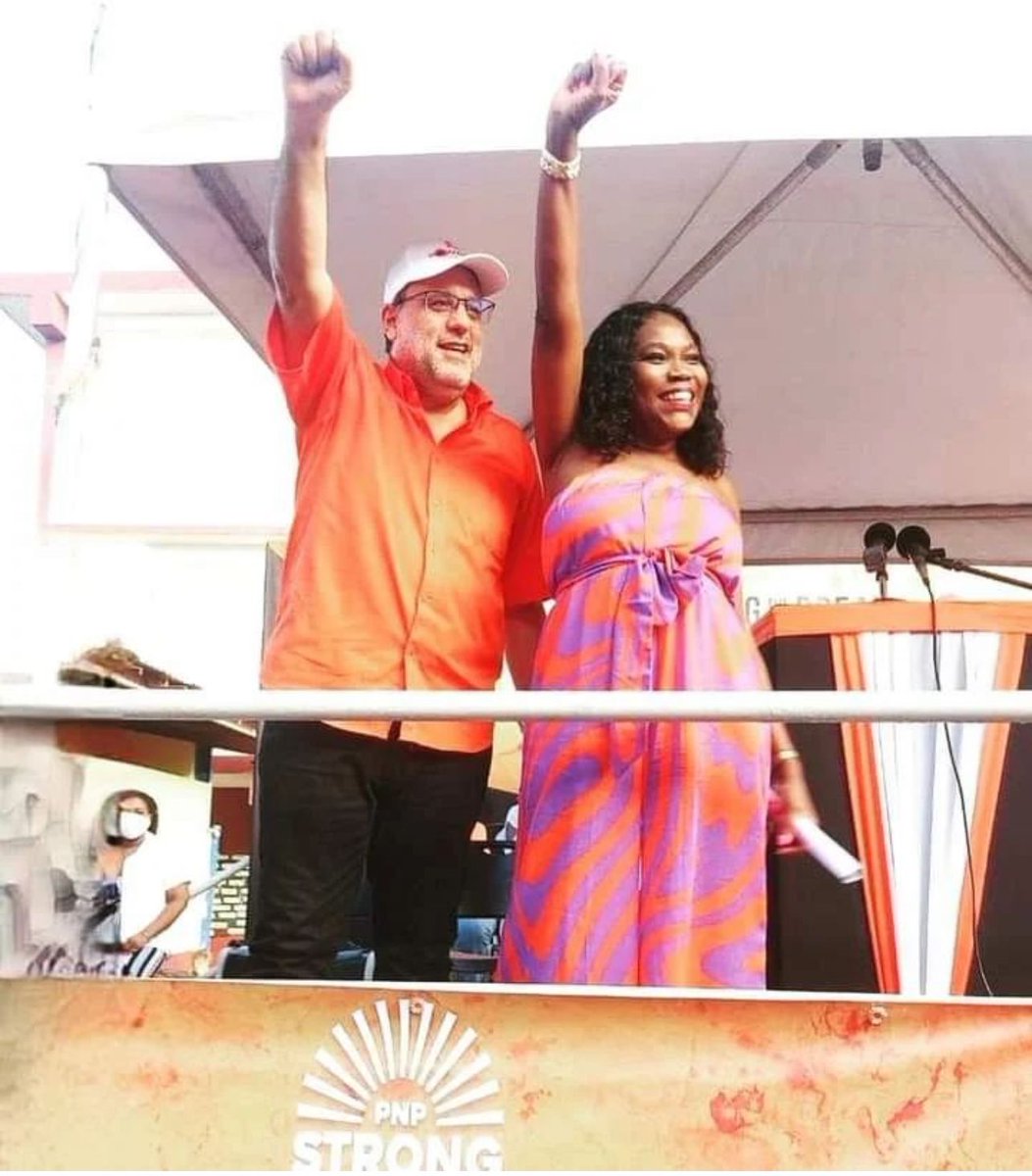 Next Prime Minister of Jamaica 🇯🇲 Mark Golding and his beautiful wife, Sandra Golding.