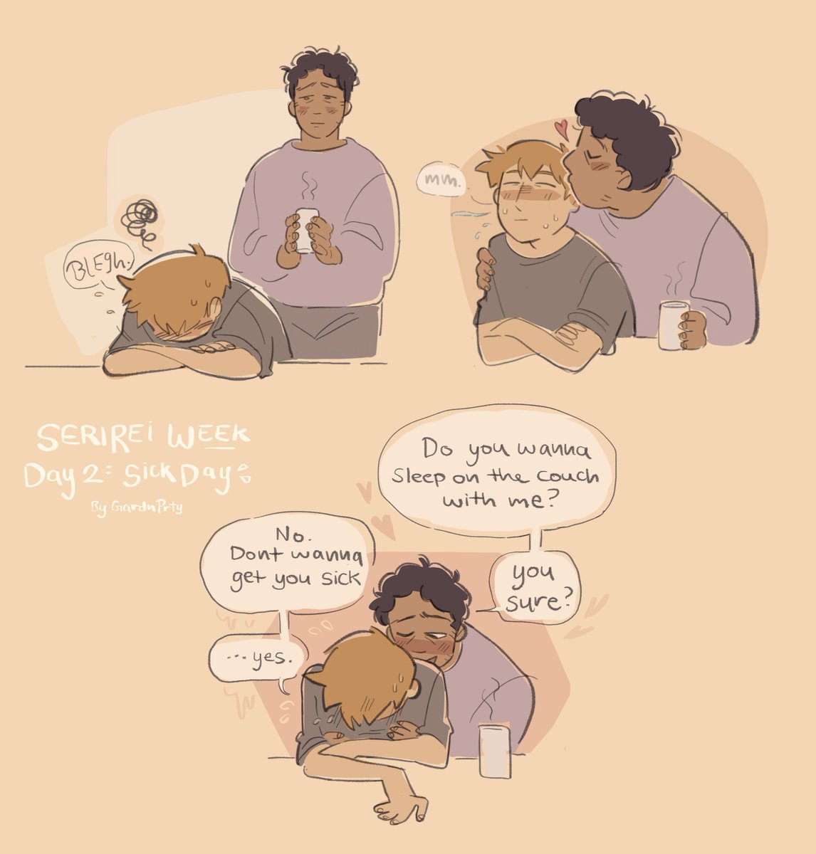 gardnprty's tweet photo. Day 2 of #serireiweek2023 ♥️
🦠 sick day / sleeping 💤
they both ended up getting sick https://t.co/26sNe7AmsY