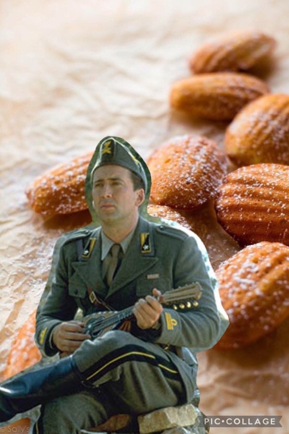 Captain Corelli’s Madeleines #BakedSongsOrFilms