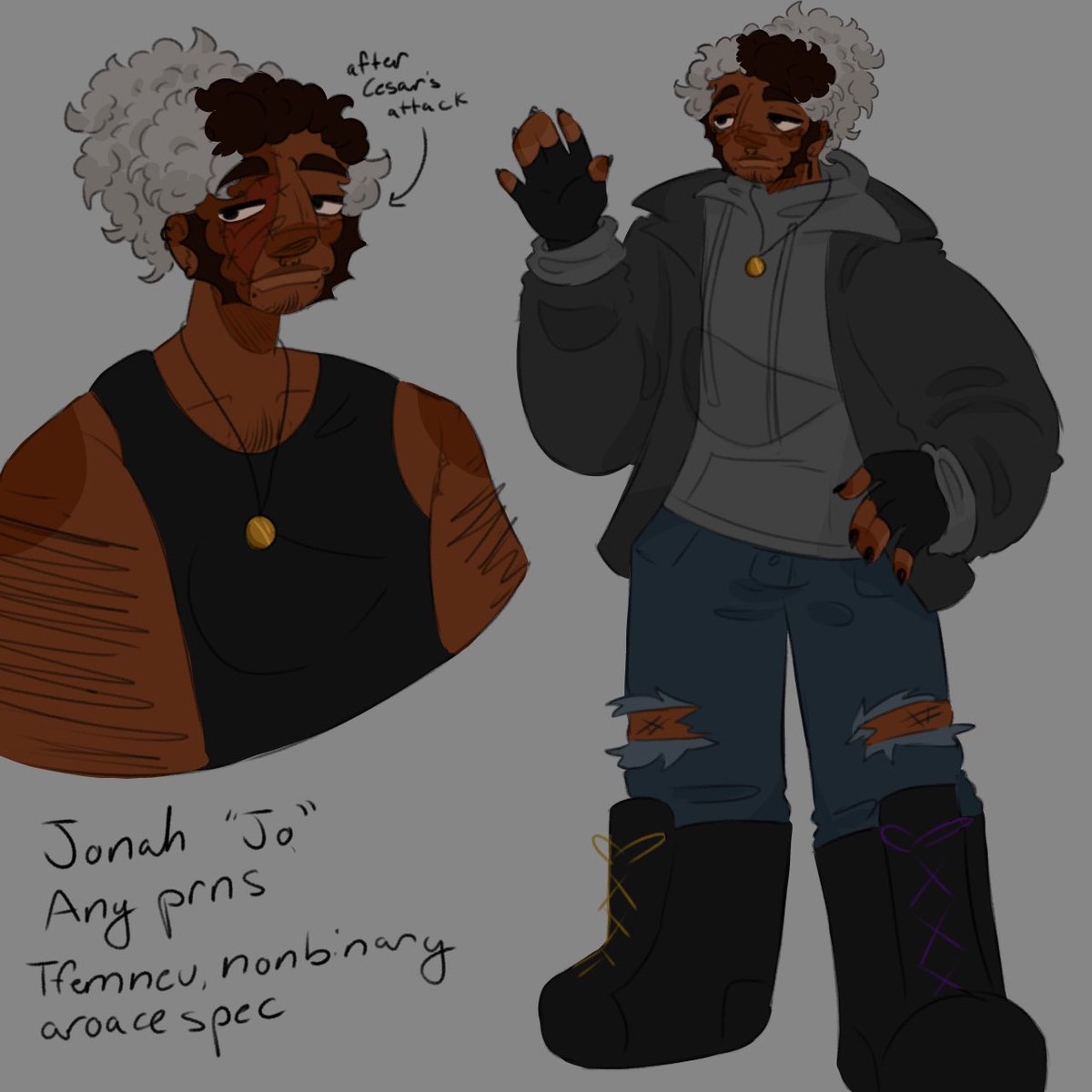 JONAH’S UPDATED DESIGN! #mandelacatalogueau #blooddropau