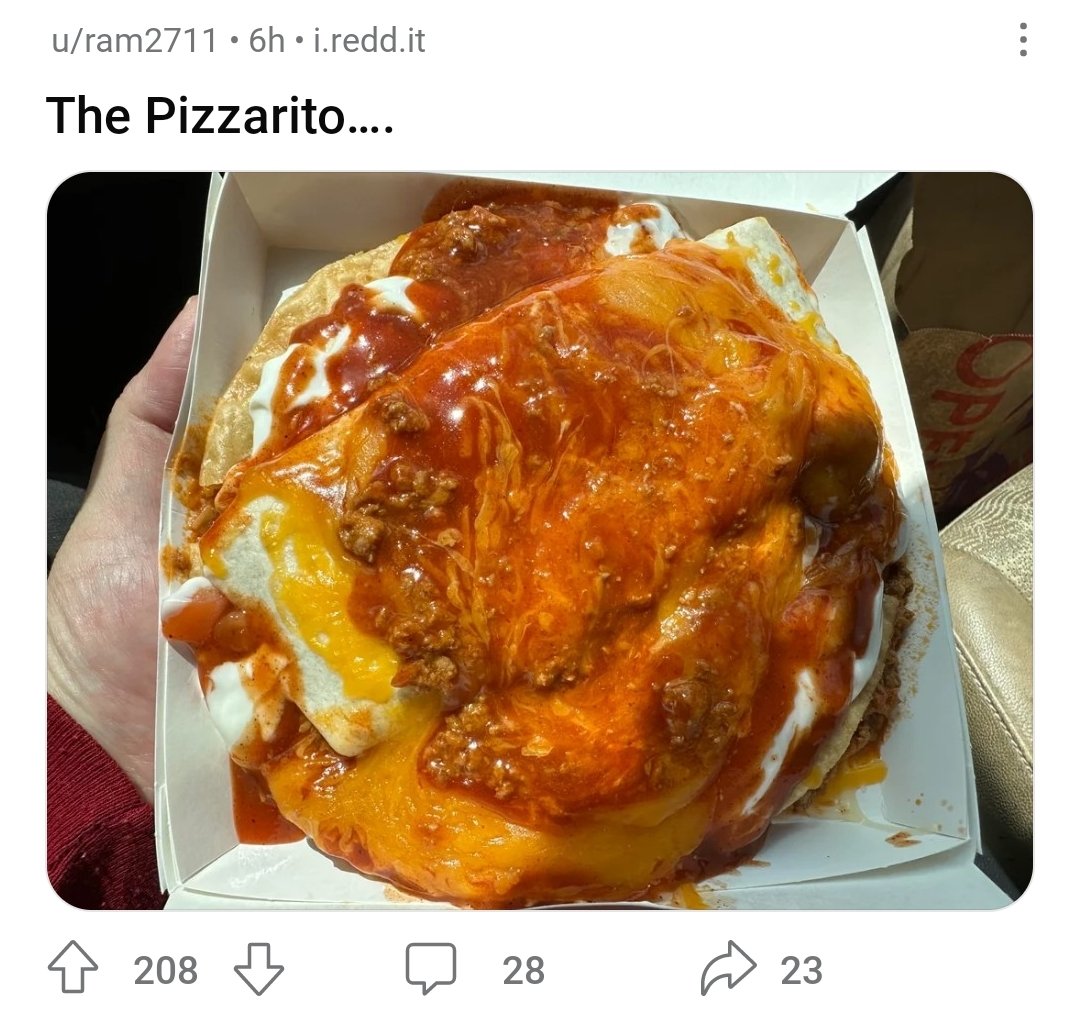 ImBillRay's tweet photo. Weekly Taco Bell subreddit round up. We smiled, laughed, cried and screamed. https://t.co/Q03OOffgGi