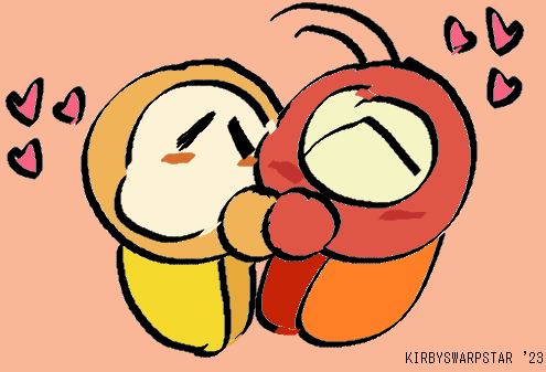 is it possible for a waddle dee girl and a waddle doo boy to be in a relationship?

the answer is yes :]