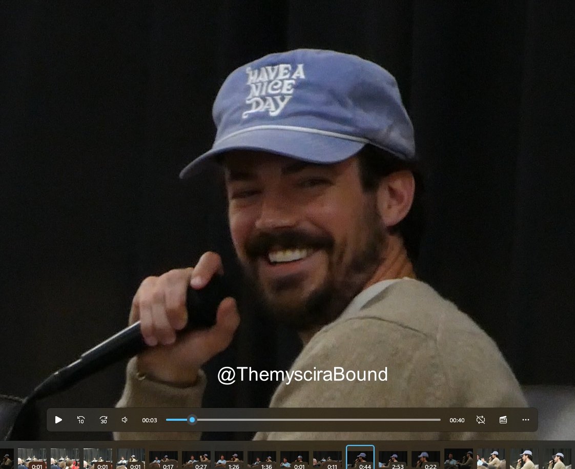 #GrantGustin said he only watched about 20 mins of season 9 of #TheFlash   , and that was because he was at #KaylaCompton's directorial debut watch party. He didn’t stay for the entire ep because he had to leave early for something else.  😂
#washingtonstatesummercon