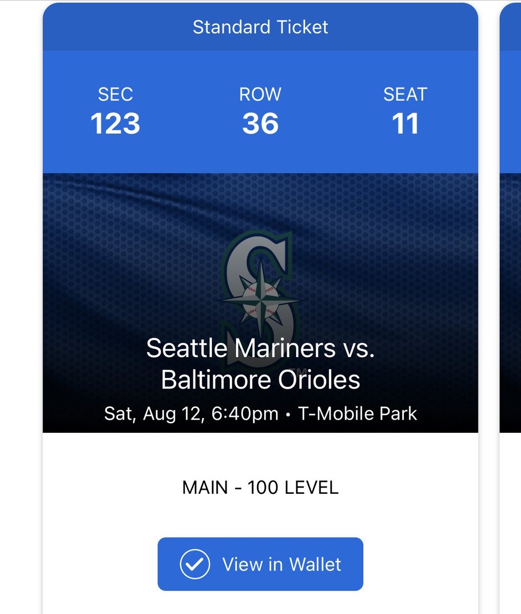 Selling two tickets to the Felix Hernandez Mariner’s induction night. I wont be able to attend. Asking what I paid for them. https://t.co/r5JNdpHMIl