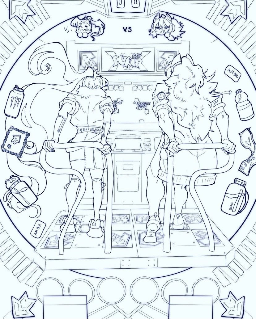 I never posted this but lineart I’m Working on 

#pumpitup #piu #piugame #piuxx #lineart #digitalart #procreate #art #ocs